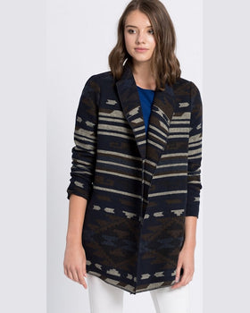 Palton Only jasmin bleumarin