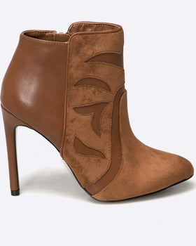 Botine Blink maro auriu