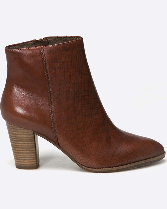Botine Tamaris maro