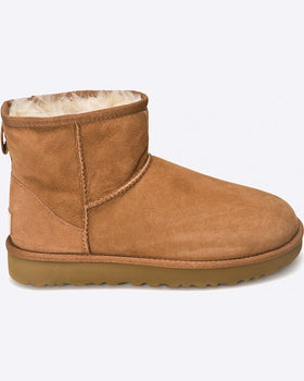 Pantofi UGG classic her/mini ii maro auriu