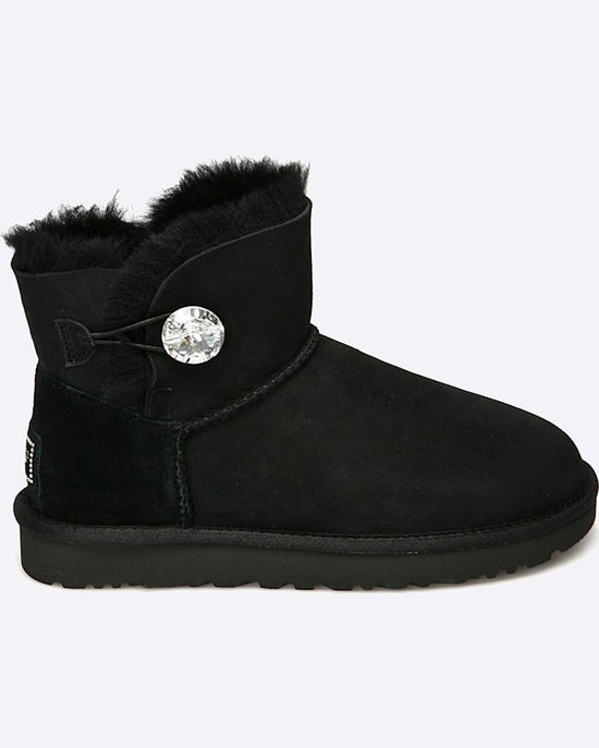 Botine UGG bailey button negru
