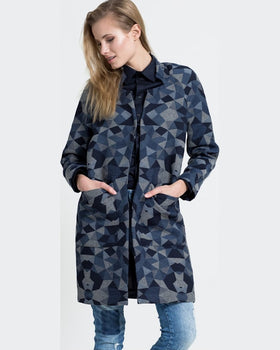 Palton Pepe Jeans gwen bleumarin