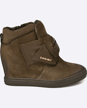 Pantofi Carinii verde închis