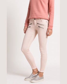 Pantaloni Review minnie skinny roz trandafiriu