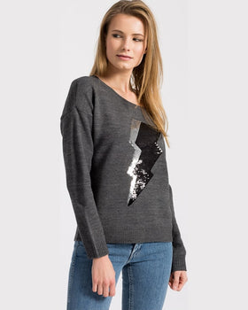 Pulover Noisy May negru cărbune