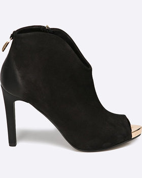 Pantofi Carinii cu toc negru