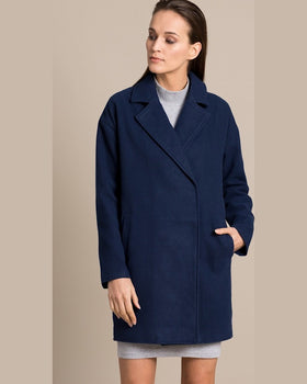 Palton Missguided bleumarin