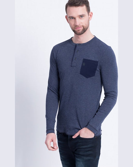 Longsleeve G-Star Raw bleumarin