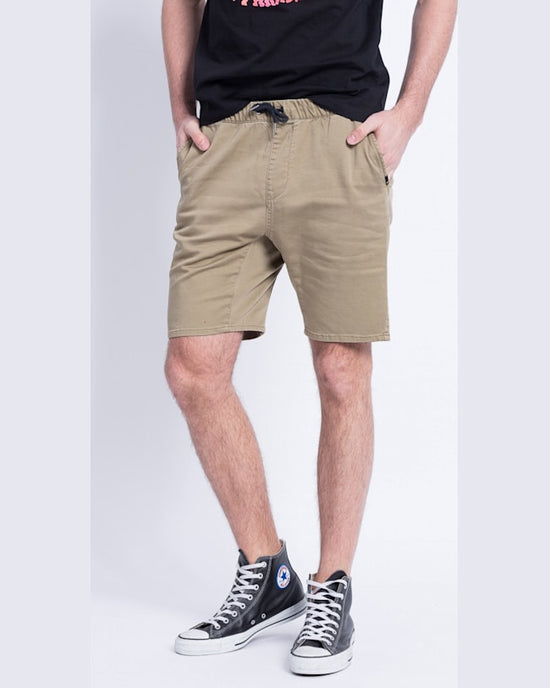 Pantaloni Quiksilver scurti bej