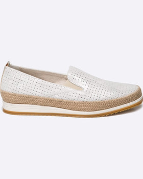 Mocasini Marco Tozzi argintiu