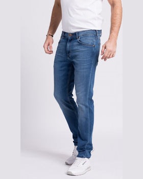 Jeansi Wrangler greensboro bright stroke bleumarin