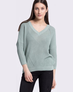 Pulover Noisy May culoarea mentei