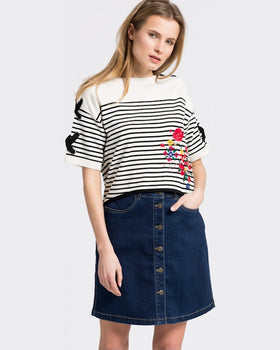 Pulover Desigual nati crem