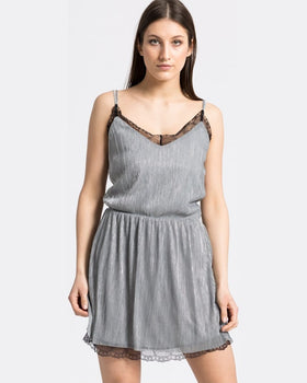 Rochie Review gri deschis