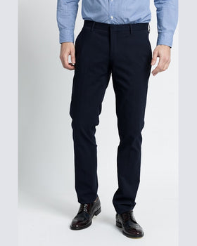 Pantaloni Guess clay bleumarin