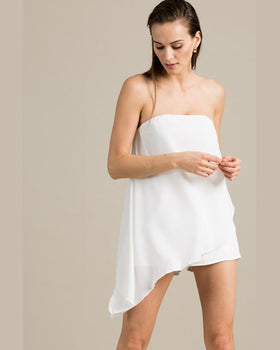 Salopeta Missguided alb