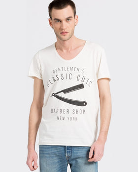 Tricou Selected crem