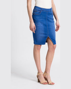 Fusta Guess albastru deschis