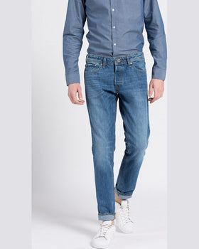 Jeansi Jack and Jones albastru