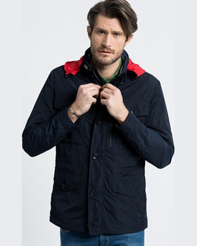 Geaca Tommy Hilfiger bleumarin