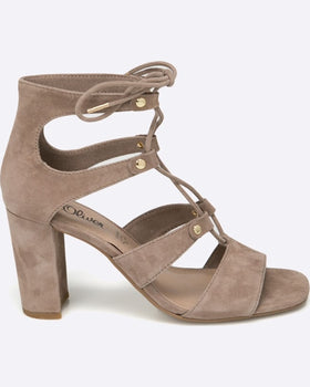 Pantofi Oliver s. oliver cu toc gri