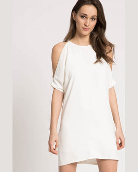 Rochie Kiss My Dress alb