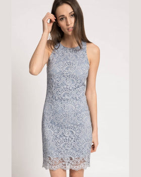 Rochie Kiss My Dress albastru pal