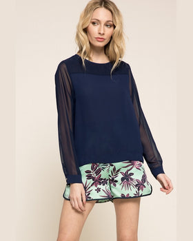 Bluza Tommy Hilfiger bleumarin