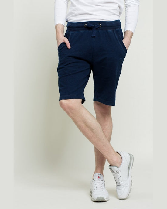 Pantaloni Tokyo Laundry scurti bleumarin