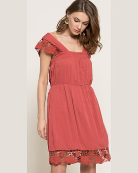 Rochie Pepe Jeans roșu aprins