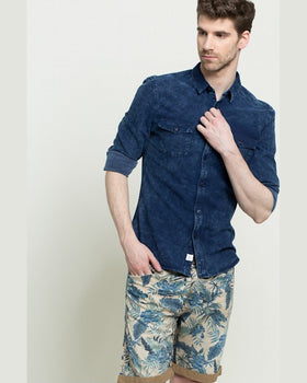 Camasa Review bleumarin