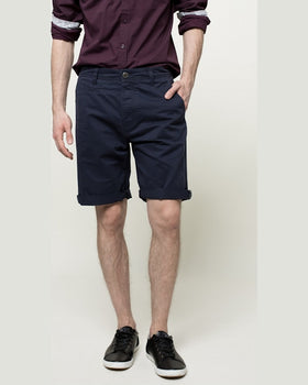 Pantaloni Tokyo Laundry scurti bleumarin