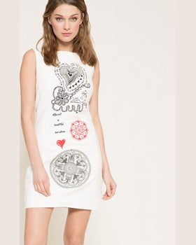 Rochie Desigual alb