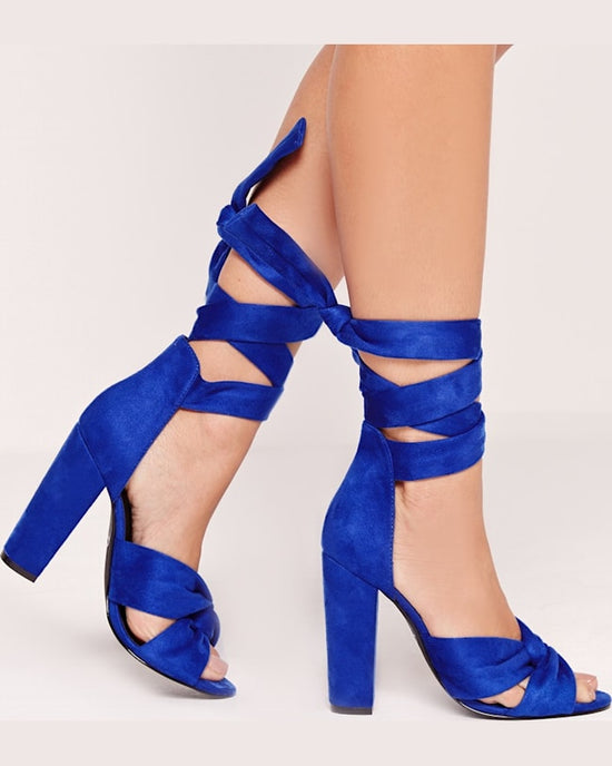 Sandale Missguided albastru