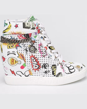 Pantofi Carinii multicolor