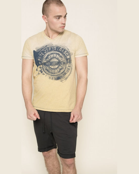 Tricou Pepe Jeans galben