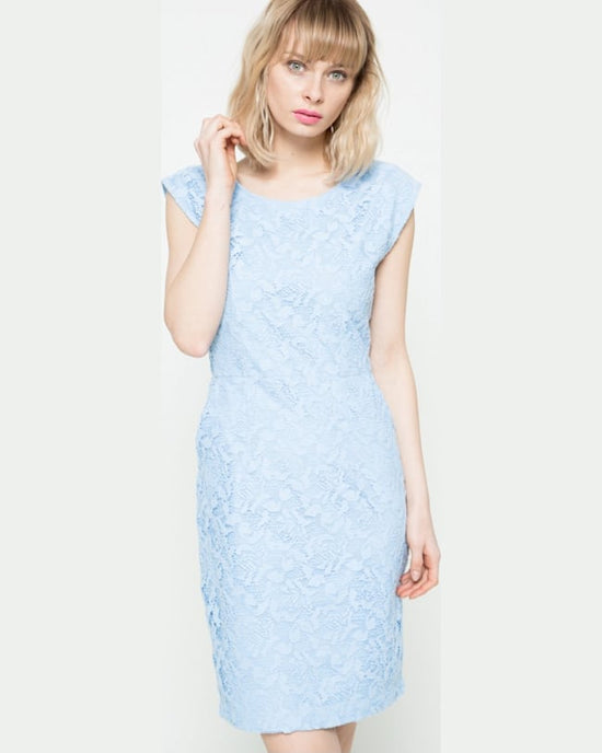 Rochie Kiss My Dress albastru pal