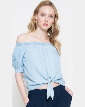 Bluza Noisy May albastru