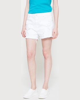 Pantaloni Wrangler scurti alb