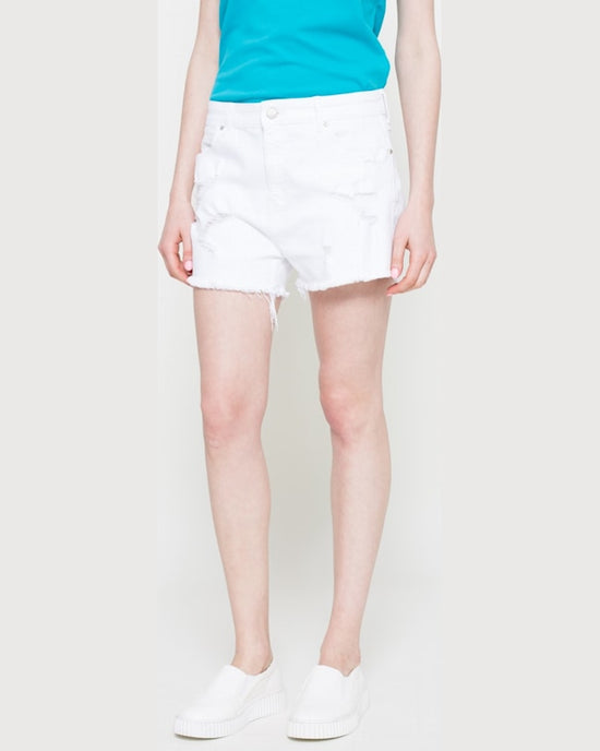 Pantaloni Wrangler scurti alb