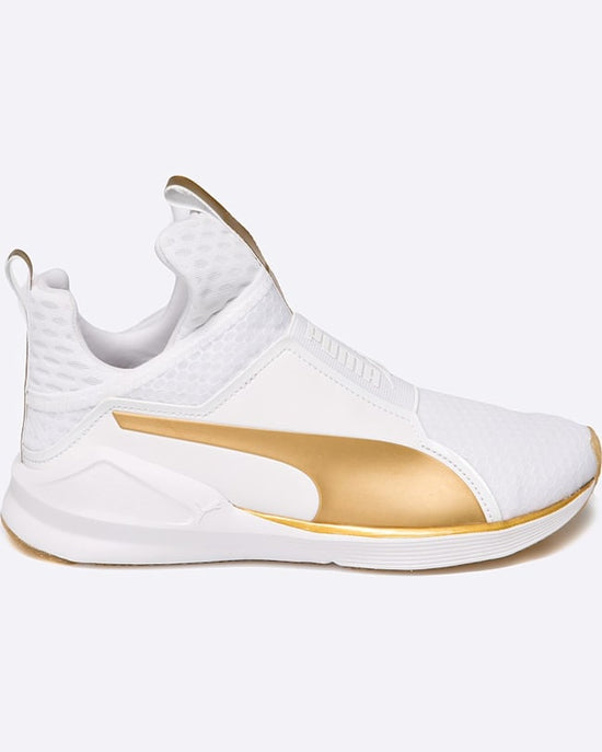 Pantofi Puma fierce gold alb