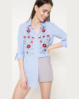 Camasa Missguided albastru