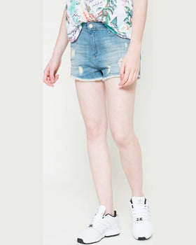 Pantaloni Wrangler scurti albastru