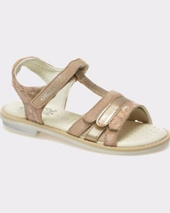 Geox Sandale pentru copii bej din piele intoarsa