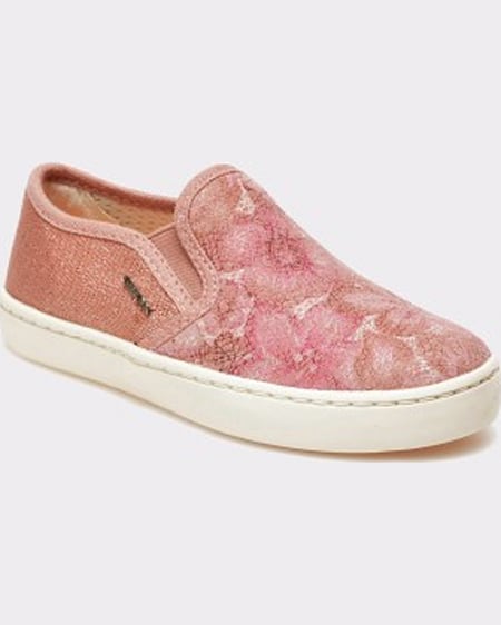 Geox Pantofi pentru copii roz din piele naturala