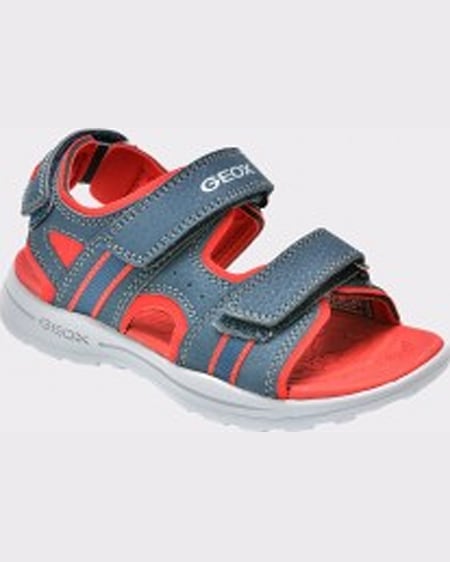 Geox Sandale pentru copii bleumarin din piele ecologica