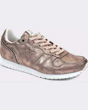 Pepe Jeans Pantofi roz din piele ecologica