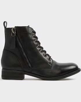 Aldo Ghete negre din piele naturala