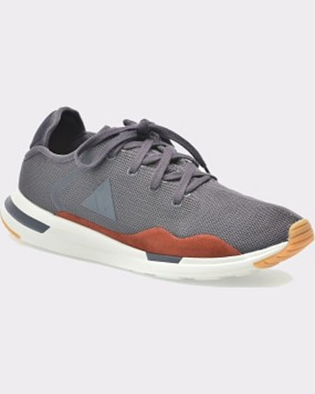 Le Coq Sportif Pantofi sport gri din material textil