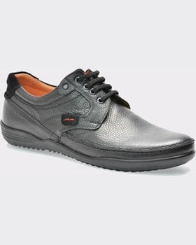 Otter Pantofi negri din piele naturala